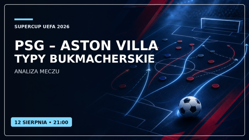 Grafika typerska PSG – Aston Villa, Superpuchar UEFA 2026, 12 sierpnia, 21:00