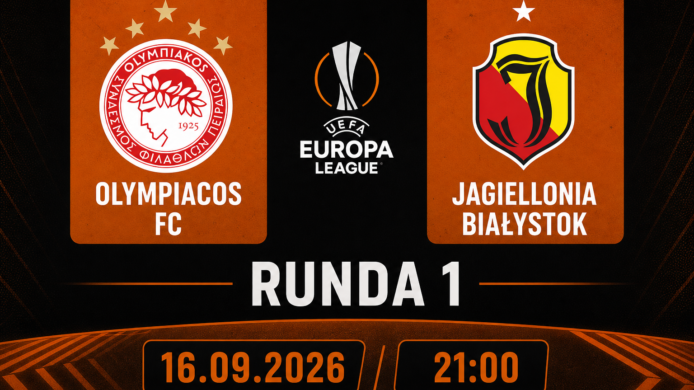 Olympiacos FC – Jagiellonia Białystok, UEFA Europa League, 16.09.2026